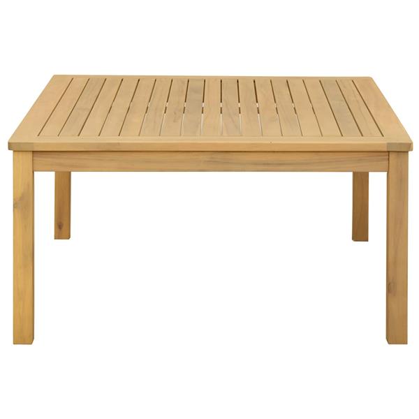 Grote foto vidaxl salontafel licht acacia 85 x 85 x 45 cm massief acaciahout tuin en terras tuinmeubelen
