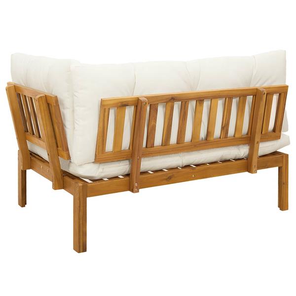 Grote foto vidaxl 132 x 92 x 82 cm acaciahout tuin en terras tuinmeubelen