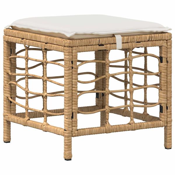 Grote foto vidaxl tuin eettafelset 3 pcs natuur en wit poly riet en acaciahout tuin en terras tuinmeubelen