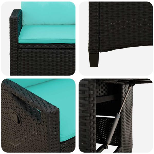 Grote foto vidaxl verstelbare tuinstoel 56 x 60 x 112 cm staal tuin en terras tuinmeubelen