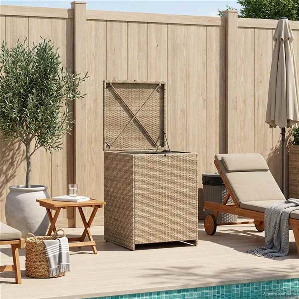 Grote foto vidaxl kussenbox 55 x 55 x 69 cm staal tuin en terras overige tuin en terras