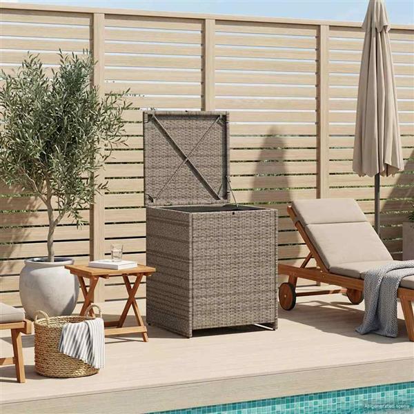 Grote foto vidaxl kussenbox 55 x 55 x 69 cm staal tuin en terras overige tuin en terras