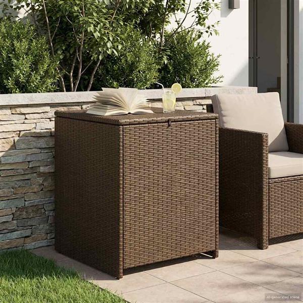 Grote foto vidaxl kussenbox 55 x 55 x 69 cm staal tuin en terras overige tuin en terras