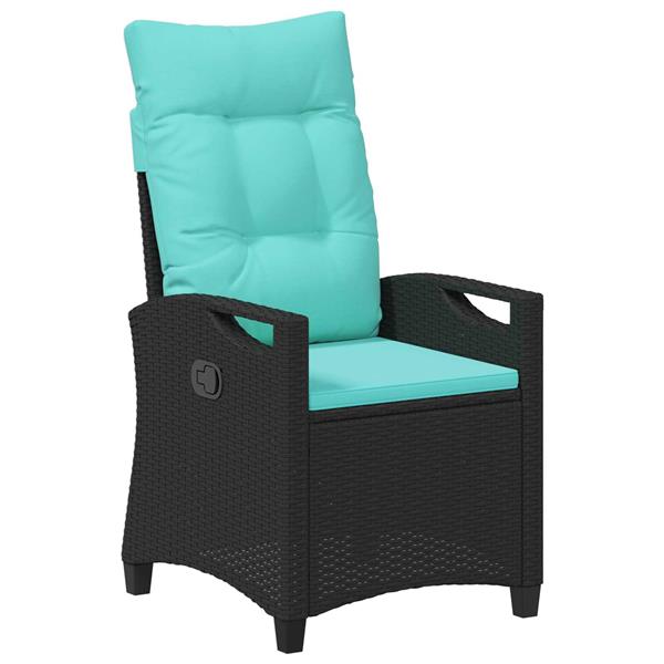 Grote foto vidaxl tuinstoel 56 x 64 x 94 cm staal tuin en terras tuinmeubelen