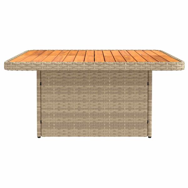 Grote foto vidaxl tuin armsteun sofa met opklaptafel 2 stuk beige en cr me tuin en terras tuinmeubelen