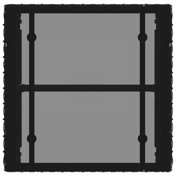 Grote foto vidaxl buitenmeubelset 7 pcs grijs en marineblauw poly rattan tuin en terras tuinmeubelen