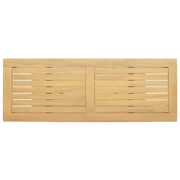 Grote foto vidaxl tuin console tafel licht acacia 110 x 40 x 75 cm tuin en terras tuinmeubelen