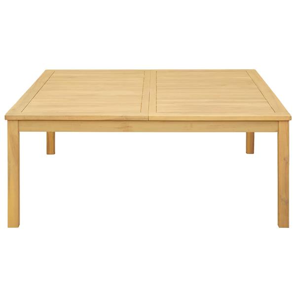 Grote foto vidaxl salontafel licht acacia 110 x 110 x 45 cm massief acaciahout tuin en terras tuinmeubelen