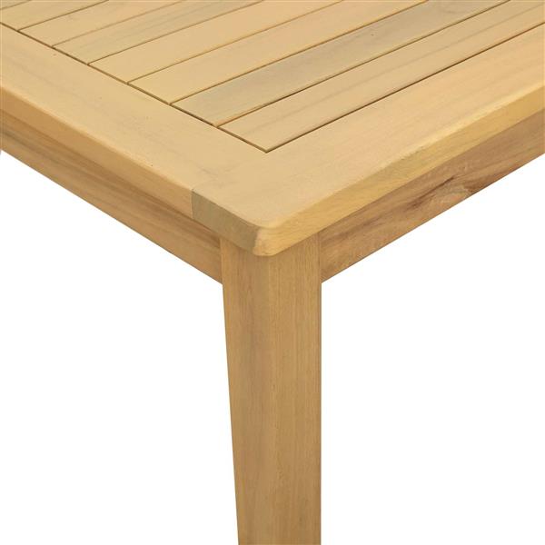 Grote foto vidaxl salontafel licht acacia 110 x 110 x 45 cm massief acaciahout tuin en terras tuinmeubelen