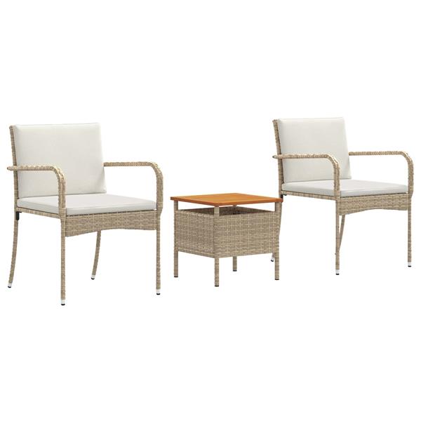 Grote foto vidaxl tuin set met kussen staal tuin en terras tuinmeubelen