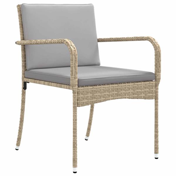 Grote foto vidaxl tuin set met kussen staal tuin en terras tuinmeubelen