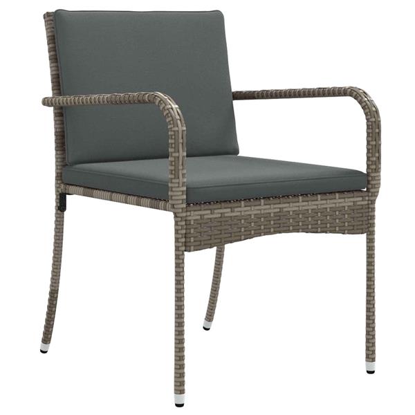 Grote foto vidaxl tuin set met kussen staal tuin en terras tuinmeubelen