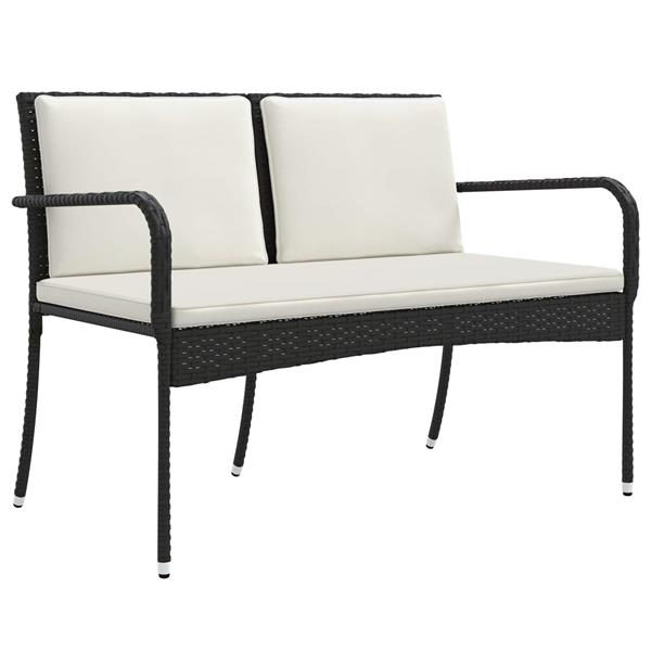 Grote foto vidaxl tuin set met kussen staal tuin en terras tuinmeubelen