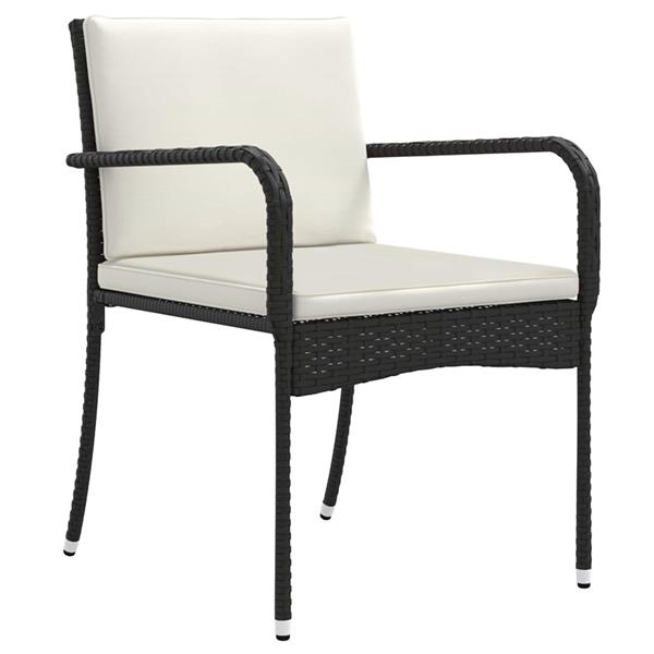 Grote foto vidaxl tuin set met kussen staal tuin en terras tuinmeubelen