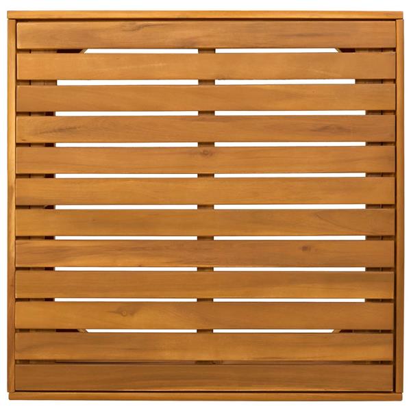 Grote foto vidaxl 2 delige tuin loungeset massief acaciahout bruin tuin en terras tuinmeubelen