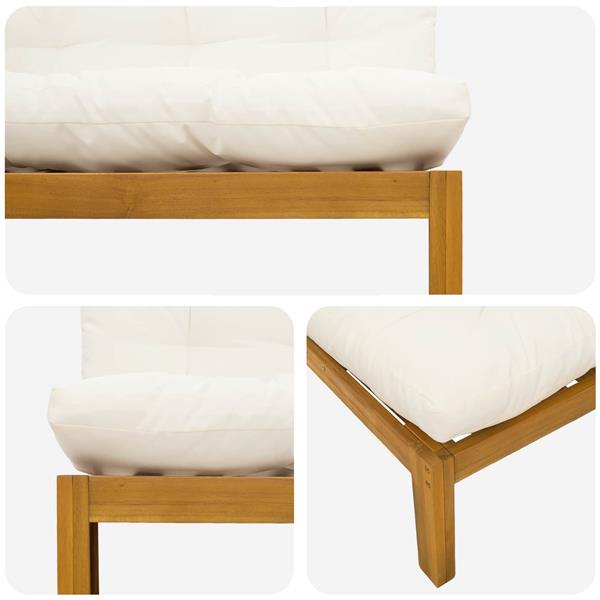 Grote foto vidaxl midden sofaset natuurlijk en cr me wit 120 x 80 x 82 cm tuin en terras tuinmeubelen