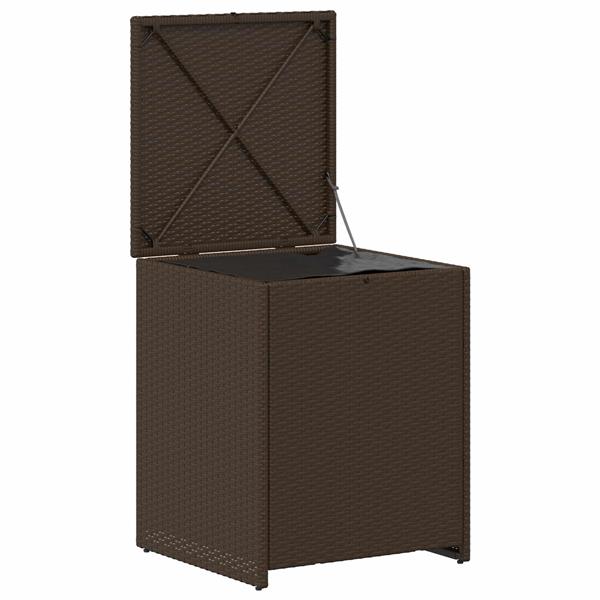 Grote foto vidaxl kussenbox 55 x 55 x 69 cm staal tuin en terras overige tuin en terras