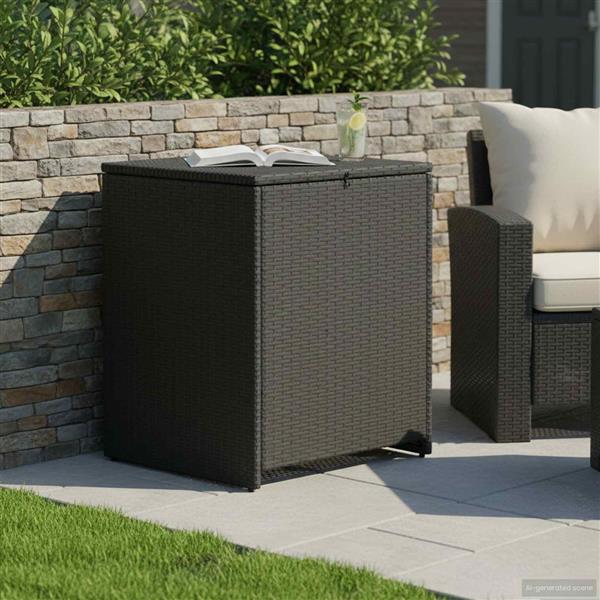 Grote foto vidaxl kussenbox 55 x 55 x 69 cm staal tuin en terras overige tuin en terras