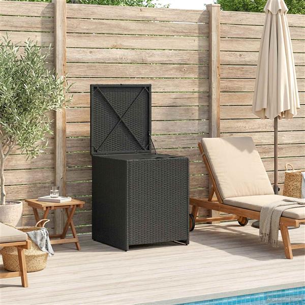 Grote foto vidaxl kussenbox 55 x 55 x 69 cm staal tuin en terras overige tuin en terras