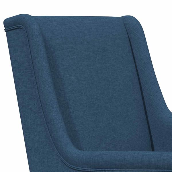 Grote foto vidaxl schommelstoel blauw 62 x 80 x 85 cm stof huis en inrichting stoelen