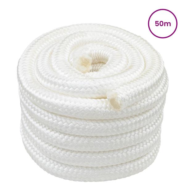 Grote foto vidaxl boottouw volledig wit pp doe het zelf en verbouw materialen en producten