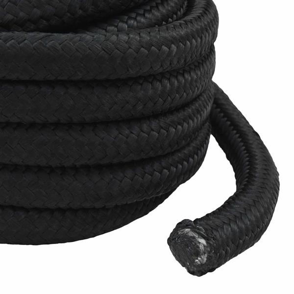 Grote foto vidaxl boottouw volledig zwart pp doe het zelf en verbouw materialen en producten