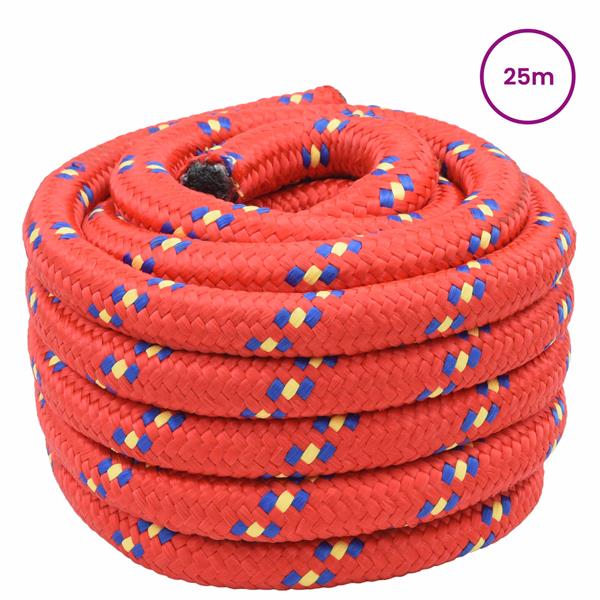 Grote foto vidaxl boottouw rood pp doe het zelf en verbouw materialen en producten