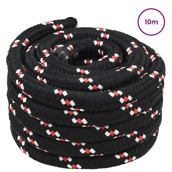 Grote foto vidaxl boottouw zwart pp doe het zelf en verbouw materialen en producten