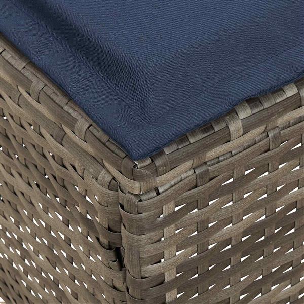 Grote foto vidaxl tuinvoetenbank 2 stuk grijs en marineblauw 38 x 38 x 45 cm tuin en terras tuinmeubelen