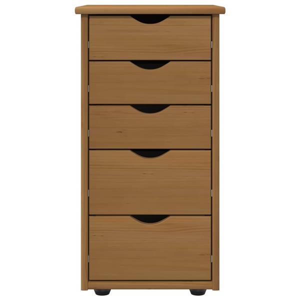 Grote foto vidaxl kast honingbruin 34 x 39 x 61 5 cm massief vurenhout huis en inrichting overige