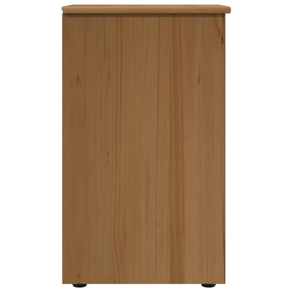 Grote foto vidaxl kast honingbruin 34 x 39 x 61 5 cm massief vurenhout huis en inrichting overige