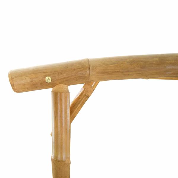 Grote foto vidaxl tuin boog naturel 110 x 40 x 205 cm bamboe tuin en terras overige tuin en terras