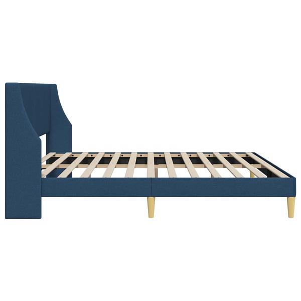 Grote foto vidaxl bedframe met hoofdeinde aansluitplaat antiek en kunst stoelen en banken