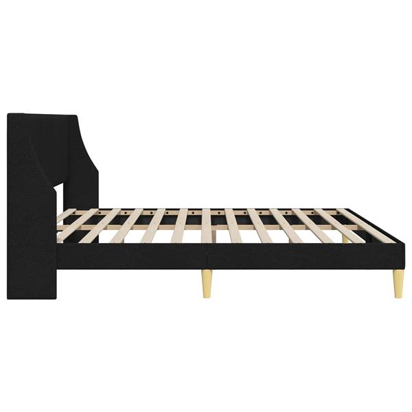 Grote foto vidaxl bedframe met hoofdeinde aansluitplaat antiek en kunst stoelen en banken