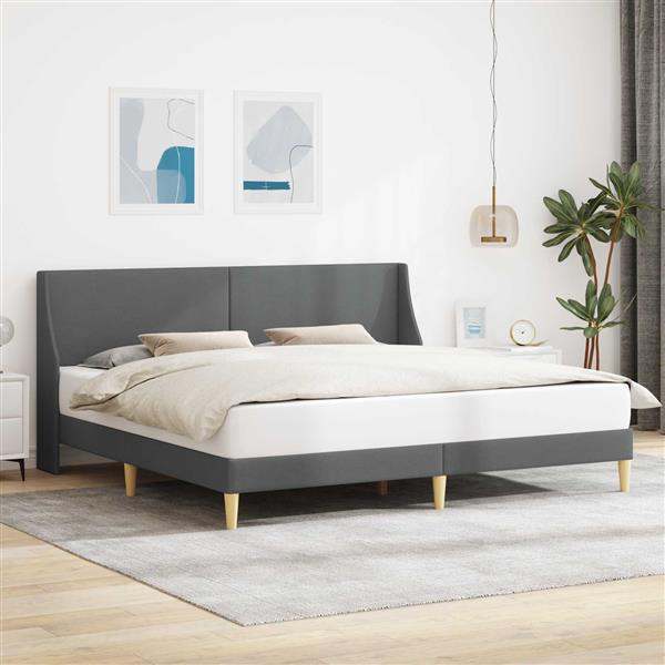 Grote foto vidaxl bedframe met hoofdeinde aansluitplaat antiek en kunst stoelen en banken