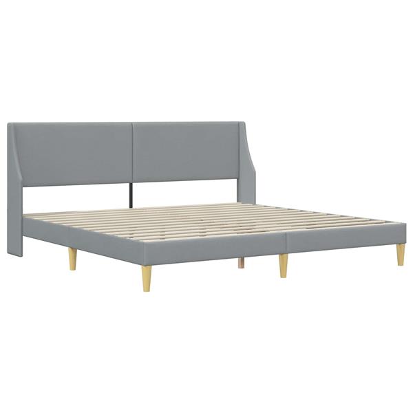 Grote foto vidaxl bedframe met hoofdeinde aansluitplaat antiek en kunst stoelen en banken