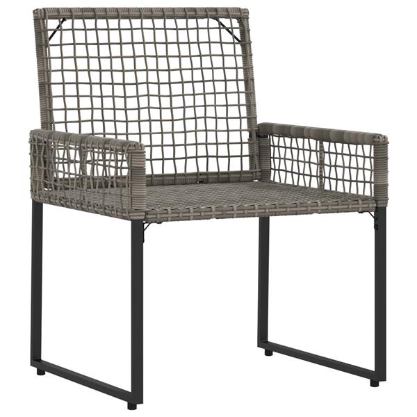 Grote foto vidaxl buitenmeubelset met kussen staal tuin en terras tuinmeubelen