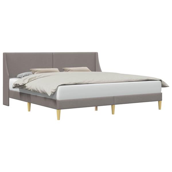 Grote foto vidaxl bedframe met hoofdeinde aansluitplaat antiek en kunst stoelen en banken
