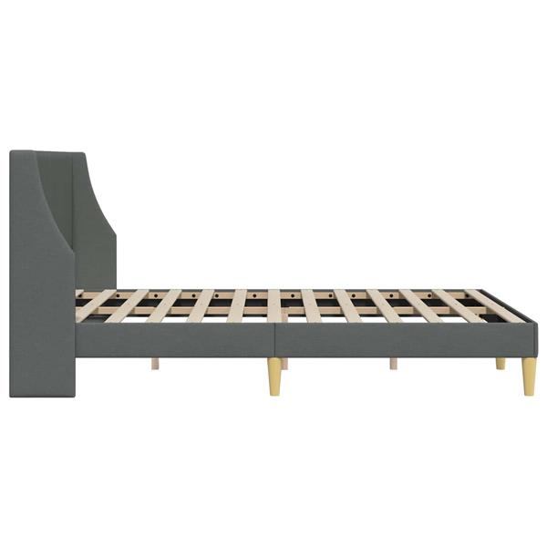 Grote foto vidaxl bedframe met hoofdeinde aansluitplaat antiek en kunst stoelen en banken