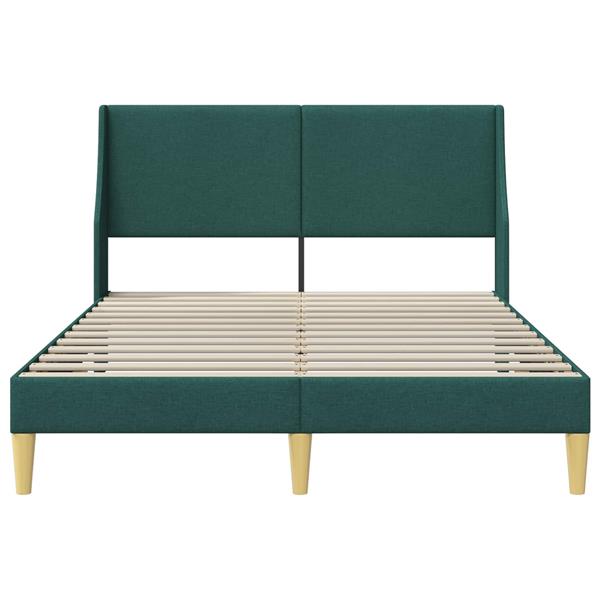Grote foto vidaxl bedframe met hoofdeinde aansluitplaat antiek en kunst stoelen en banken