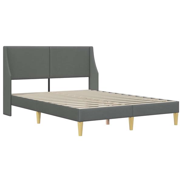 Grote foto vidaxl bedframe met hoofdeinde aansluitplaat antiek en kunst stoelen en banken