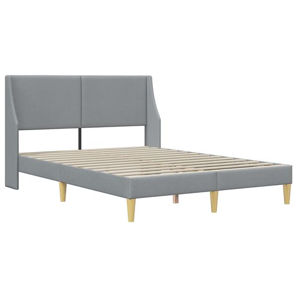 Grote foto vidaxl bedframe met hoofdeinde aansluitplaat antiek en kunst stoelen en banken