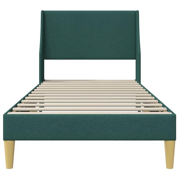 Grote foto vidaxl bedframe met hoofdeinde aansluitplaat antiek en kunst stoelen en banken