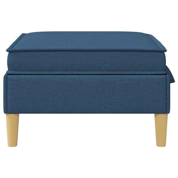 Grote foto vidaxl sofa kruk met opslag blauw stof huis en inrichting bankstellen
