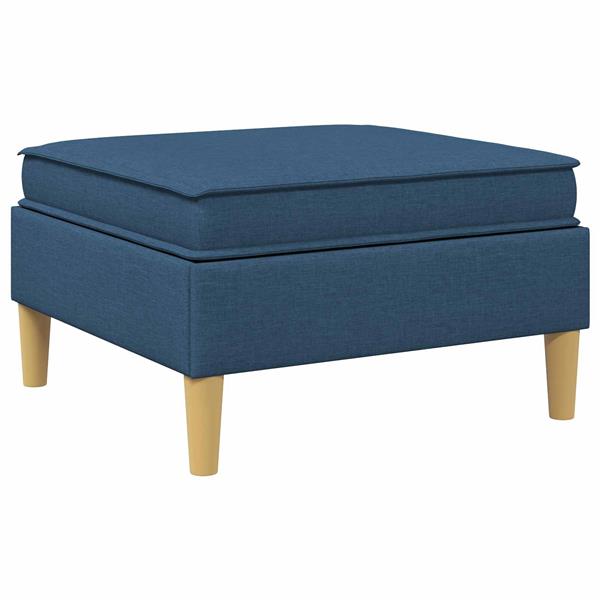 Grote foto vidaxl sofa kruk met opslag blauw stof huis en inrichting bankstellen