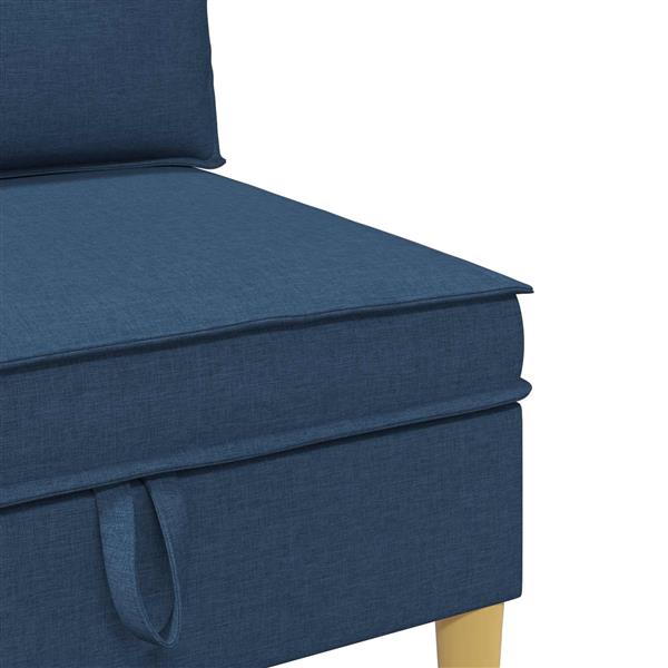 Grote foto vidaxl bank met opslag stof huis en inrichting bankstellen