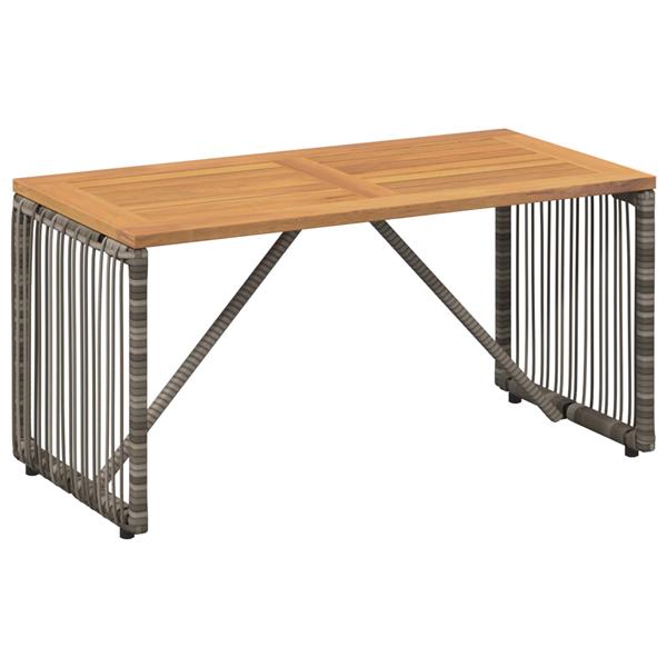 Grote foto vidaxl buitenmeubelset 9 pcs grijs en donkergrijs poly rattan tuin en terras tuinmeubelen