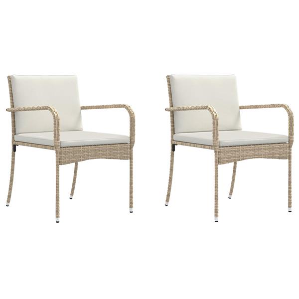 Grote foto vidaxl tuin set met kussen staal tuin en terras tuinmeubelen