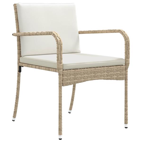 Grote foto vidaxl tuin set met kussen staal tuin en terras tuinmeubelen