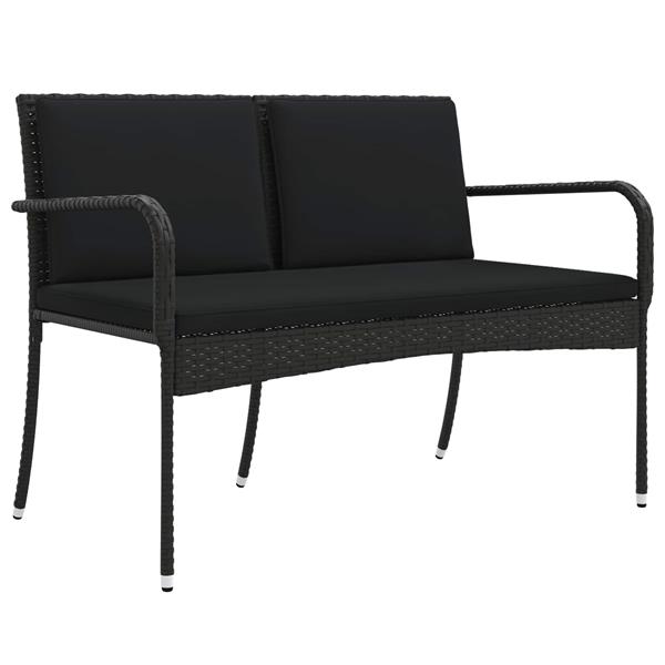 Grote foto vidaxl tuin set met kussen staal tuin en terras tuinmeubelen